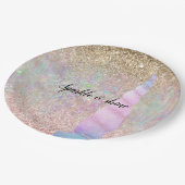 ユニコーン・スパークル ペーパープレート (アングル)