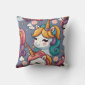 ユニコーン&スプリンクルプリント クッション (裏面)
