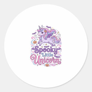 ユニコーン スプーキー リトル ユニコーン レトロ スタイル Tシャツ グ ラウンドシール