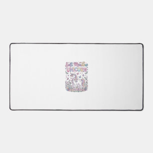 ユニコーン ソフト メドウ ユニコーン かわいい ベクター デザイン デスクマット