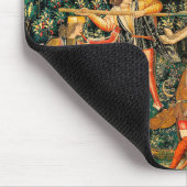 ユニコーン・タペストリーが中世神話の伝説を守る マウスパッド (コーナー)