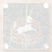 ユニコーン・タペストリー#7 ガラスコースター (裏面)