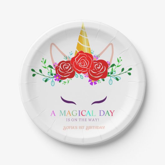 ユニコーン・ダスト ペーパープレート (正面)