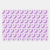 ユニコーン デザイン ラッピングペーパーシート (正面2)