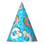 ユニコーン&ドナットフロティー パーティーハット (裏面)