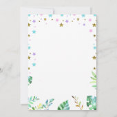 ユニコーン・ドラゴンボーイテーマ招待状 招待状 (裏面)