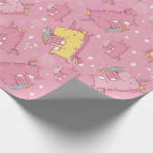 ユニコーン・ドードル・パターン ラッピングペーパー (角)