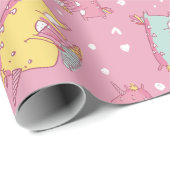 ユニコーン・ドードル・パターン ラッピングペーパー (ロールコーナー)