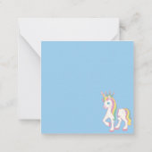 ユニコーン ノートカード (裏面)
