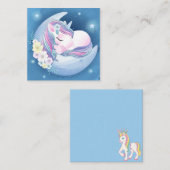 ユニコーン ノートカード (正面/裏面)