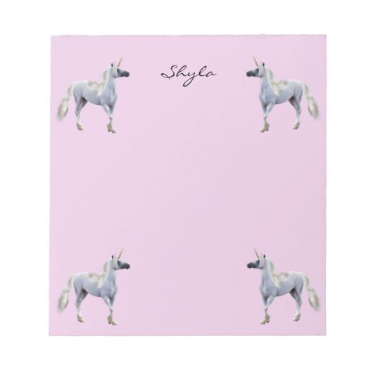 ユニコーン ノートパッド (正面)