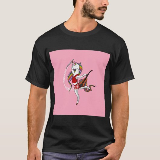ユニコーン バイオリン奏者 Tシャツ (正面)