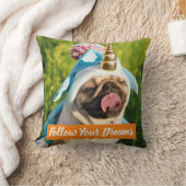 ユニコーン·パグ クッション (ブランケット)