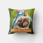 ユニコーン·パグ クッション (裏面)