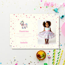 ユニコーン パステルピンク 女の子の誕生日パーティーの写真