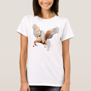ユニコーン パロミノ ペガサス 馬 愛好家 Tシャツ