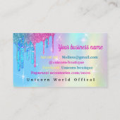 ユニコーン・ビジネス・カード 名刺 (裏面)