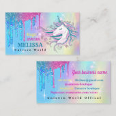 ユニコーン・ビジネス・カード 名刺 (正面/裏面)