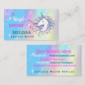 ユニコーン・ビジネス・カード 名刺 (正面/裏面)