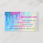 ユニコーン・ビジネス・カード 名刺 (裏面)