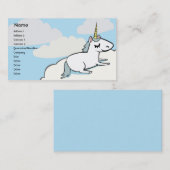 ユニコーン-ビジネス 名刺 (正面/裏面)