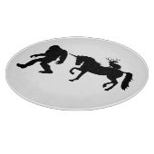 ユニコーン，ビッグフット，ジャッカロープ カッティングボード (角)