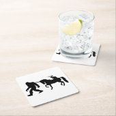 ユニコーン，ビッグフット，ジャッカロープ スクエアペーパーコースター (インサイチュ)