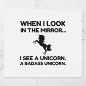 ユニコーン ビールラベル (シングルラベル)