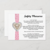 ユニコーン ピンクレース 安全対策 エンクロージャーカード (正面/裏面)