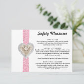 ユニコーン ピンクレース 安全対策 エンクロージャーカード (スタンド正面)