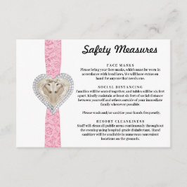 ユニコーン ピンクレース 安全対策 エンクロージャーカード