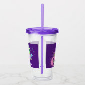 ユニコーン・ファンタジーかわいらし・レインボー・アパーソナライズされたクリリ アクリルタンブラー (右)