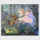 ユニコーン·フェアリー·パン ラッピングペーパー (フラット)