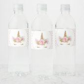 ユニコーン フェイス ユニコーン 水筒 ラベル (ボトル)