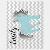 ユニコーン フリースブランケット (正面)