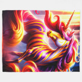 ユニコーン フリースブランケット (正面(横))