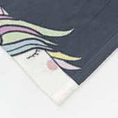 ユニコーン フリースブランケット (角)