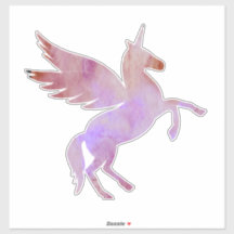 ユニコーン，ペガサス，カラフルファンタジー馬ステッカー