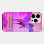 ユニコーン ペガサス 馬 iPhoneケース (裏面横)