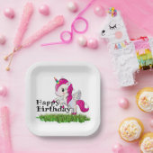 ユニコーン ペーパープレート (パーティー)