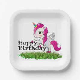 ユニコーン ペーパープレート