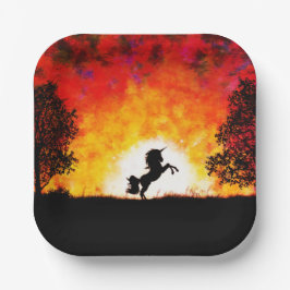 ユニコーン ペーパープレート