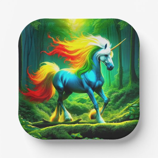 ユニコーン ペーパープレート (正面)
