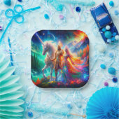 ユニコーン ペーパープレート (パーティー)