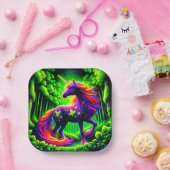 ユニコーン ペーパープレート (パーティー)