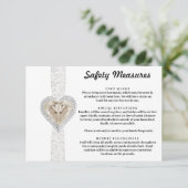 ユニコーン ホワイトレース 安全対策 エンクロージャーカード (スタンド正面)