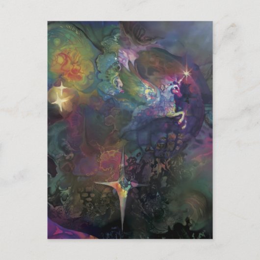 ユニコーン*** ポストカード (正面)