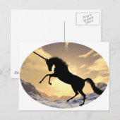 ユニコーン ポストカード (正面/裏面)