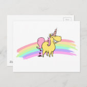 ユニコーン ポストカード (正面/裏面)