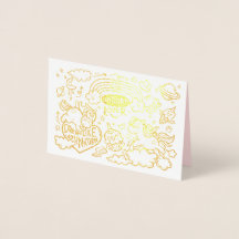 ユニコーン&ポニー誕生日カード